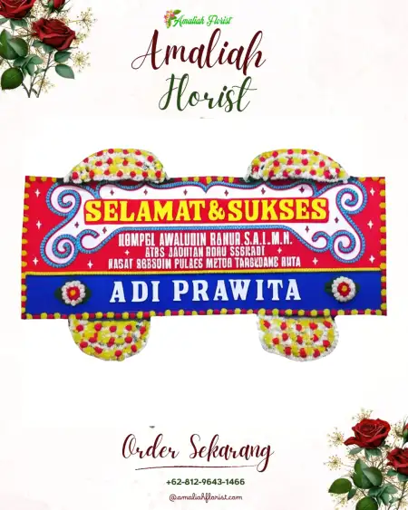 Papan Bunga Ucapan Selamat Gringging