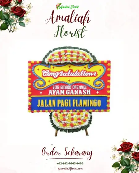 Sewa Papan Bunga Gringging